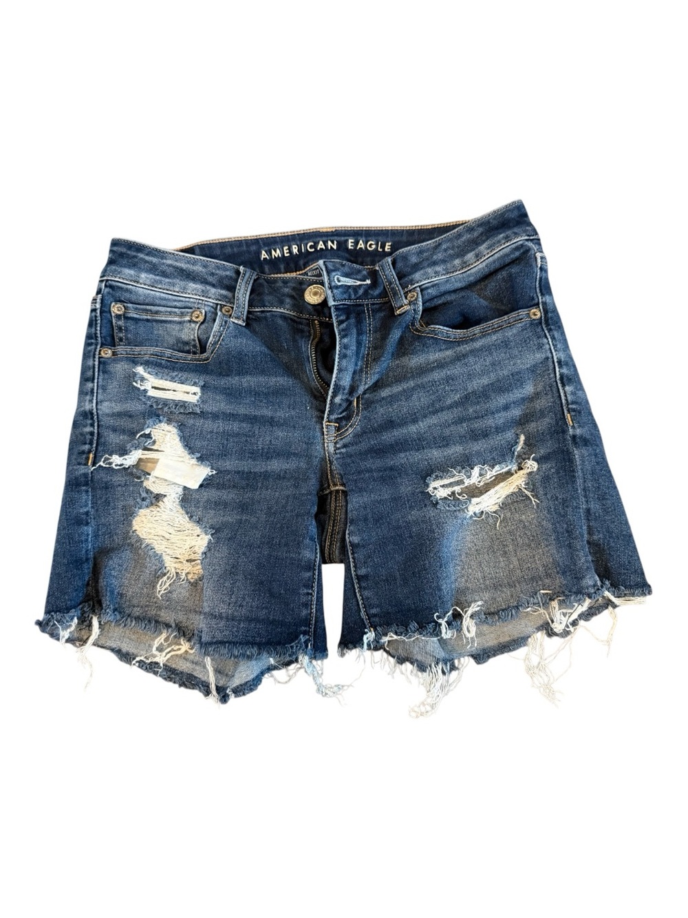American Eagle Outfitters Ripped Denim Cutoff Shorts